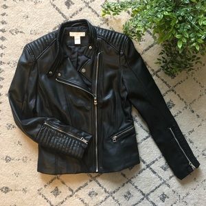H&M Vegan Leather Biker Jacket